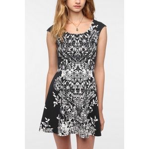 UO Ink Pattern Mini Dress